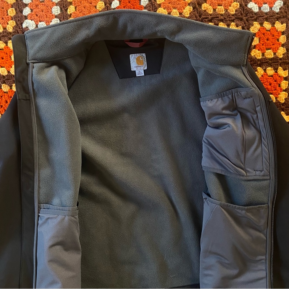 Carhartt Crowley soft-shell black jacket size XL - Picture 4 of 4